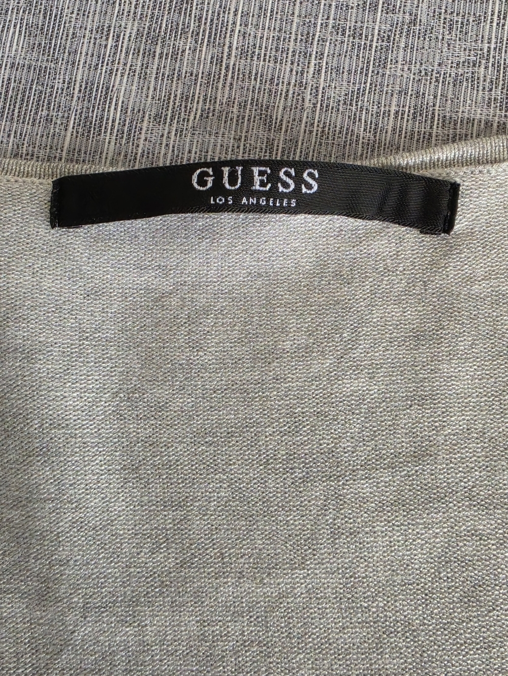 GUESS Women's Long Sleeve Gray Sweater Jewel Accents Size Small - Picture 7 of 10